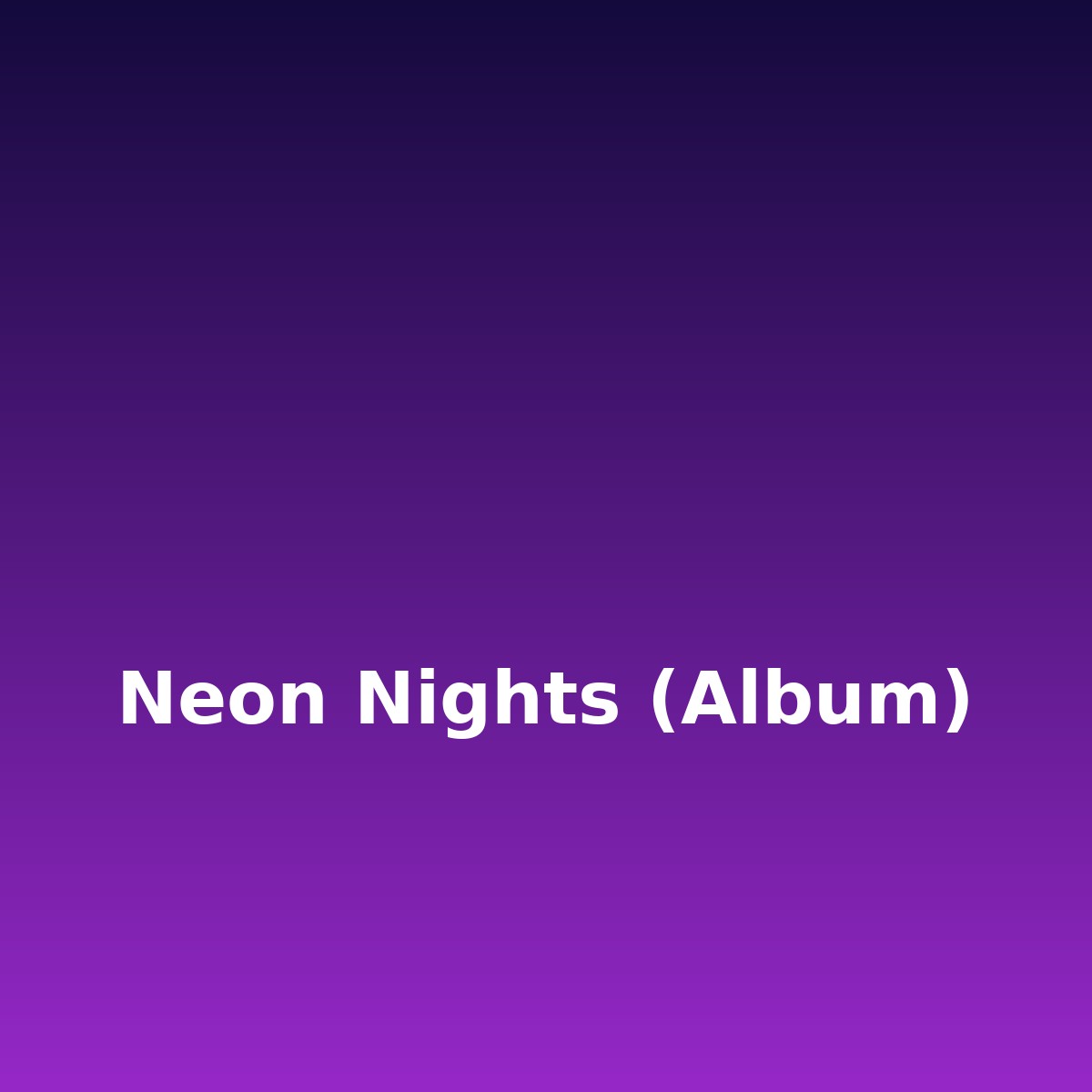 Neon Nights cover